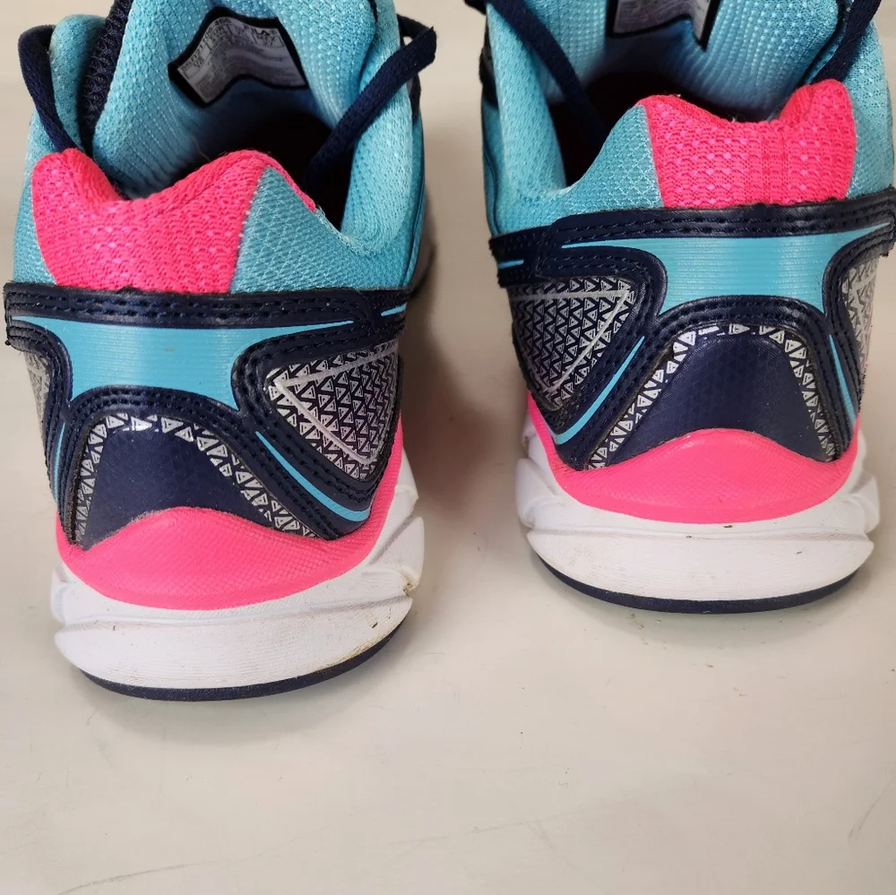Fila Countdown Running Shoes Memory Foam Blue Pink Teal size 10